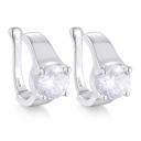 Exquisite 925 Sterling Silver VVS D Moissanite Cuff Earring