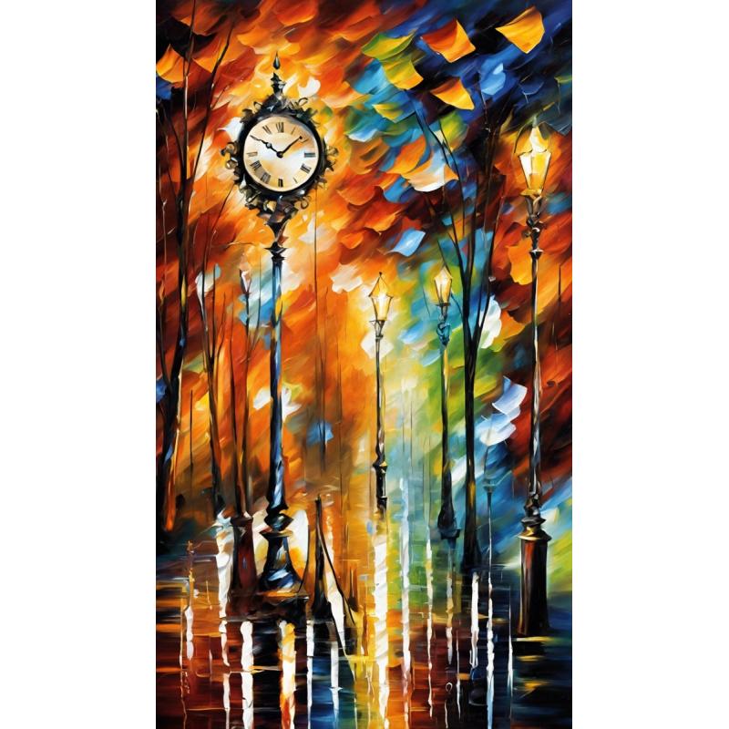 Gallery value USD8800 SURREAL HARMONY - PALETTE KNIFE Oil Painting On Canvas By Leonid Afremov