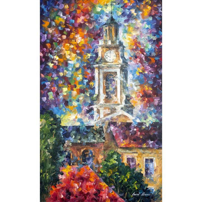 Gallery value USD11100 STORY OF TIME - PALETTE KNIFE Oil Painting On Canvas By Leonid Afremov