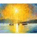 Gallery value USD17200 BAJA CALIFORNIA - PALETTE KNIFE Oil Painting On Canvas By Leonid Afremov