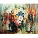 Gallery value USD7800 BOUQUET OF BRIGHTNESS - PALETTE KNIFE Oil Painting On Canvas By Leonid Afremov