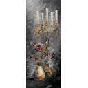 Gallery value USD11600 CANDLES - PALETTE KNIFE Oil Painting On Canvas By Leonid Afremov