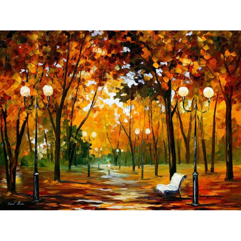 Gallery value USD10300 DANCE OF THE WIND - PALETTE KNIFE Oil Painting On Canvas By Leonid Afremov