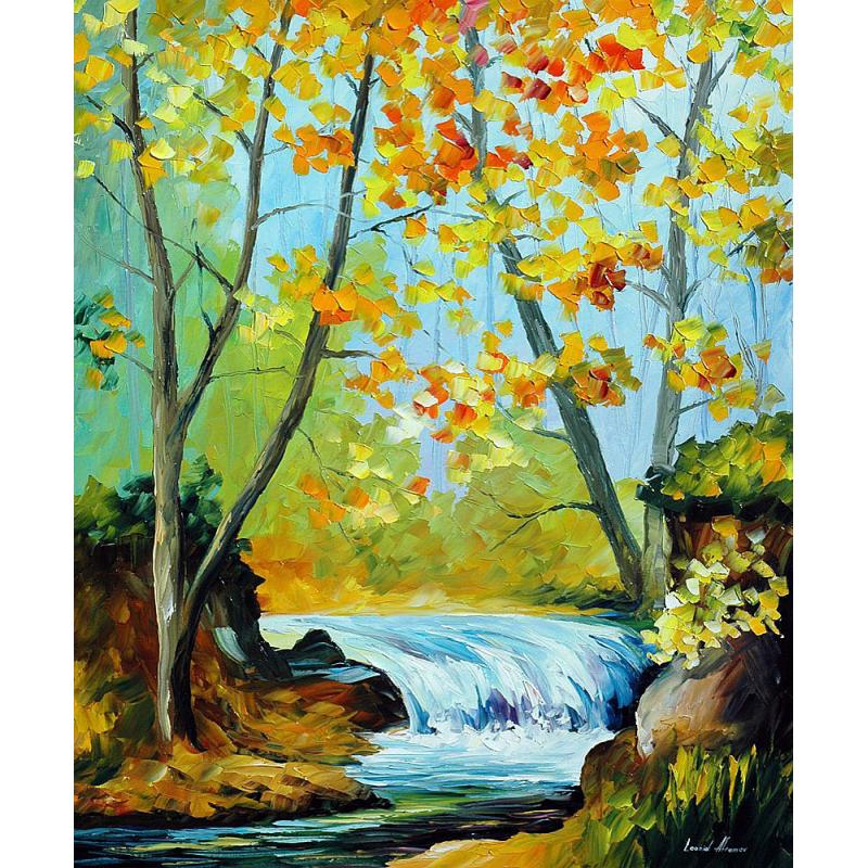 FOREST WITH STREAM