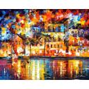 Gallery value USD17300 THE SHORES OF SPAIN - PALETTE KNIFE Oil Painting On Canvas By Leonid Afremov