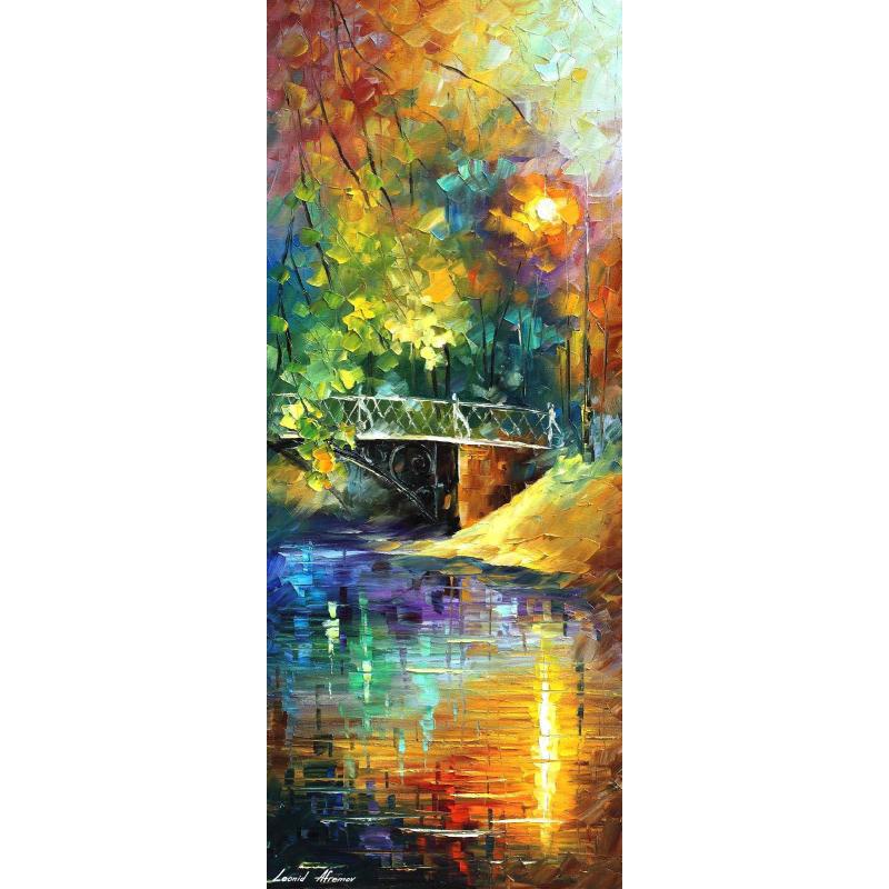 Gallery value USD16500 THE AURA OF COLORFUL AUTUMN - PALETTE KNIFE Oil Painting On Canvas By Leonid Afremov