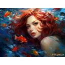 Gallery value USD7200 ZODIAC COLLECTION - PISCES - PALETTE KNIFE Oil Painting On Canvas By Leonid Afremov