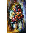 Gallery value USD17500 DREAM - PALETTE KNIFE Oil Painting On Canvas By Leonid Afremov