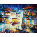 Gallery value USD8500 CITY FROM DREAMS - PALETTE KNIFE Oil Painting On Canvas By Leonid Afremov