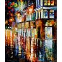 Gallery value USD7600 WEST PALM BEACH - CITY PLACE AREA - PALETTE KNIFE Oil Painting On Canvas By Leonid Afremov