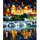 SPAIN SALAMANCA oil painting by Leonid Afremov Retail value $9700