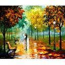 Gallery value USD16900 AUTUMN LEAF SEASON - PALETTE KNIFE Oil Painting On Canvas By Leonid Afremov