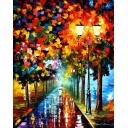 Gallery value USD13800 BURST OF COLORS - PALETTE KNIFE Oil Painting On Canvas By Leonid Afremov