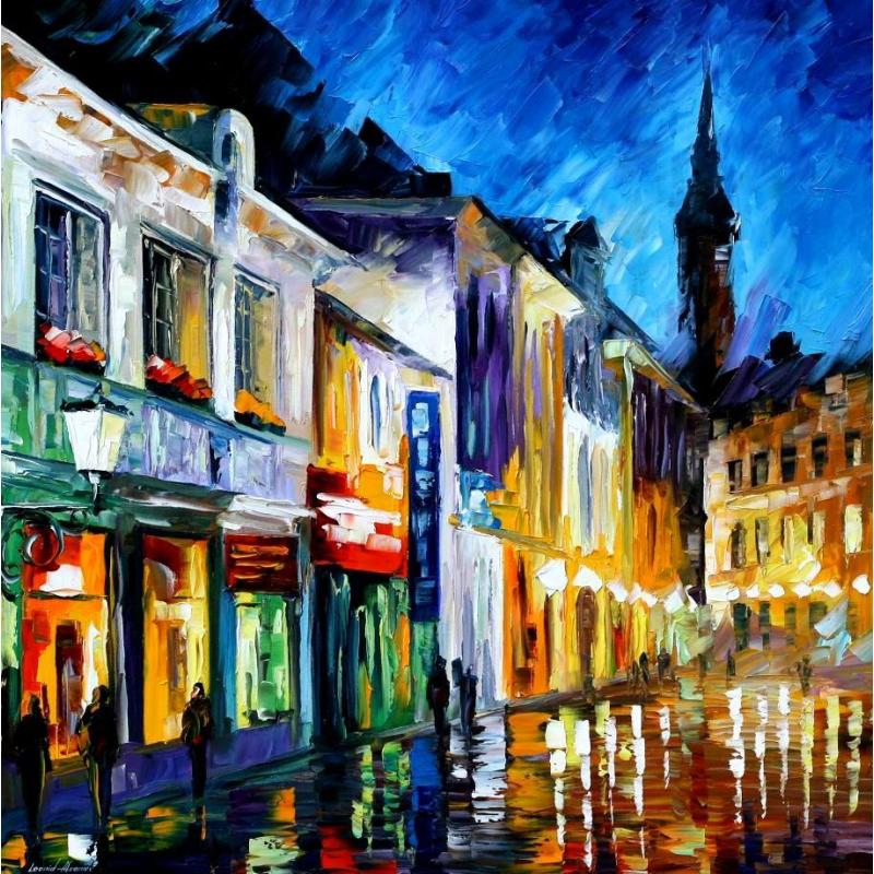 Gallery value USD17000 THE DREAM OF THE SOUL - PALETTE KNIFE Oil Painting On Canvas By Leonid Afremov