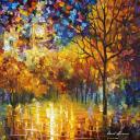 Gallery value USD17700 LONDON , SAINT JAMES PARK , PART  2 - PALETTE KNIFE Oil Painting On Canvas By Leonid Afremov