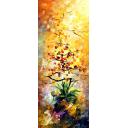 Gallery value USD8000 TREE - PALETTE KNIFE Oil Painting On Canvas By Leonid Afremov