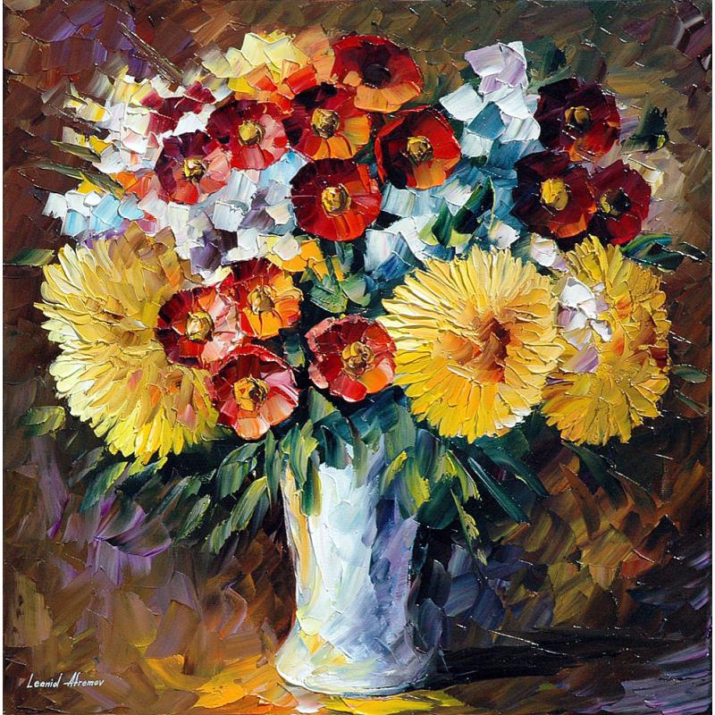 Gallery value USD16800 CRAVING LOVE - PALETTE KNIFE Oil Painting On Canvas By Leonid Afremov