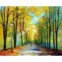 Gallery value USD16900 HAPPY MORNING - PALETTE KNIFE Oil Painting On Canvas By Leonid Afremov