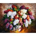 Gallery value USD19800 LILAC FOR MY BELOVED - PALETTE KNIFE Oil Painting On Canvas By Leonid Afremov