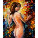 Gallery value USD8900 FALL OF FEELINGS - PALETTE KNIFE Oil Painting On Canvas By Leonid Afremov