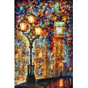 Gallery value USD13600 LONDON'S DREAMS - PALETTE KNIFE Oil Painting On Canvas By Leonid Afremov