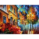 LUCKY NIGHT OUT oil painting by Leonid Afremov Retail value $8800