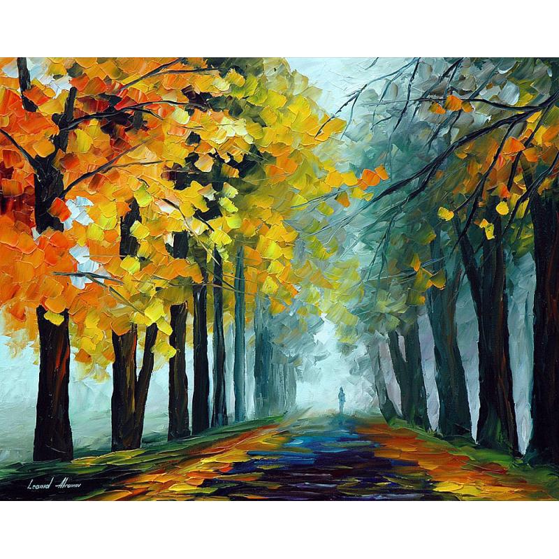 Gallery value USD17700 MORNING OF ETERNITY - PALETTE KNIFE Oil Painting On Canvas By Leonid Afremov