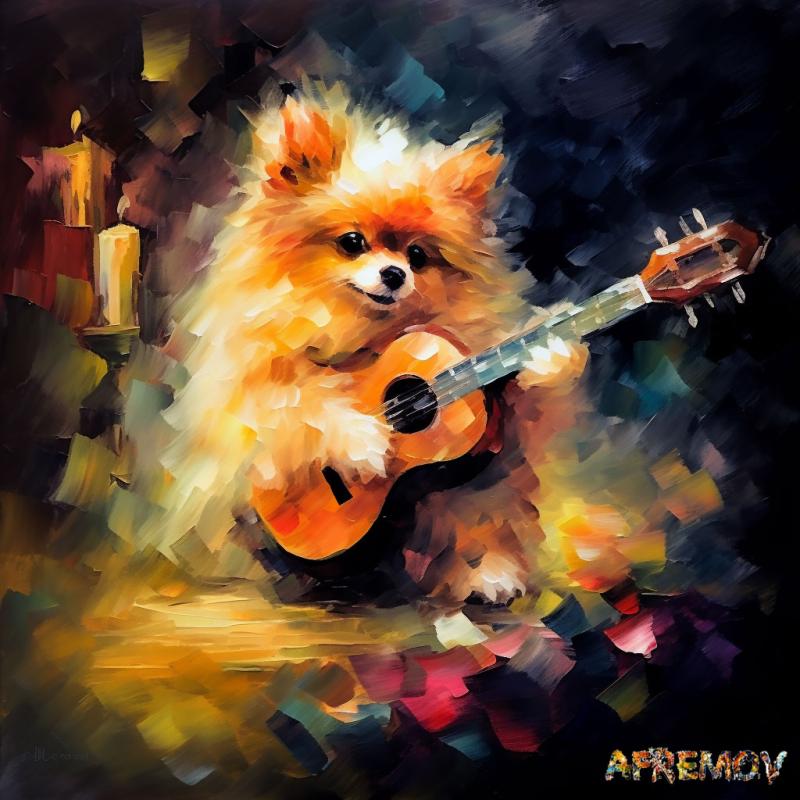 POMERANIAN GUITARIST