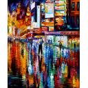 QUIET PLACE - PALETTE KNIFE Oil Painting On Canvas By Leonid Afremov