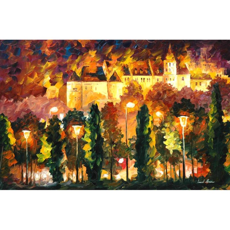 Gallery value USD15400 REVIVED LEGEND - PALETTE KNIFE Oil Painting On Canvas By Leonid Afremov