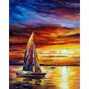 SOFT BREEZE - PALETTE KNIFE Oil Painting On Canvas By Leonid Afremov