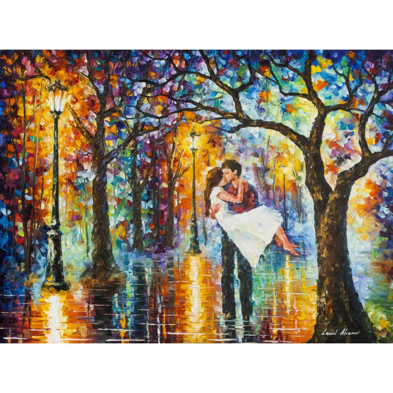 SPRING EMOTIONS - PALETTE KNIFE Oil Painting On Canvas By Leonid Afremov