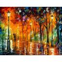 Gallery value USD8300 STORM OF EMOTIONS - PALETTE KNIFE Oil Painting On Canvas By Leonid Afremov