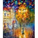 STRONG LIGHT - PALETTE KNIFE Oil Painting On Canvas By Leonid Afremov