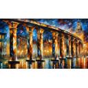 Gallery value USD16200 TEMPORAL TAPESTRY - PALETTE KNIFE Oil Painting On Canvas By Leonid Afremov