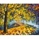 THE JUDGEMENT OF AUTUMN - Original Oil Painting On Canvas By Leonid Afremov VALUE 83000