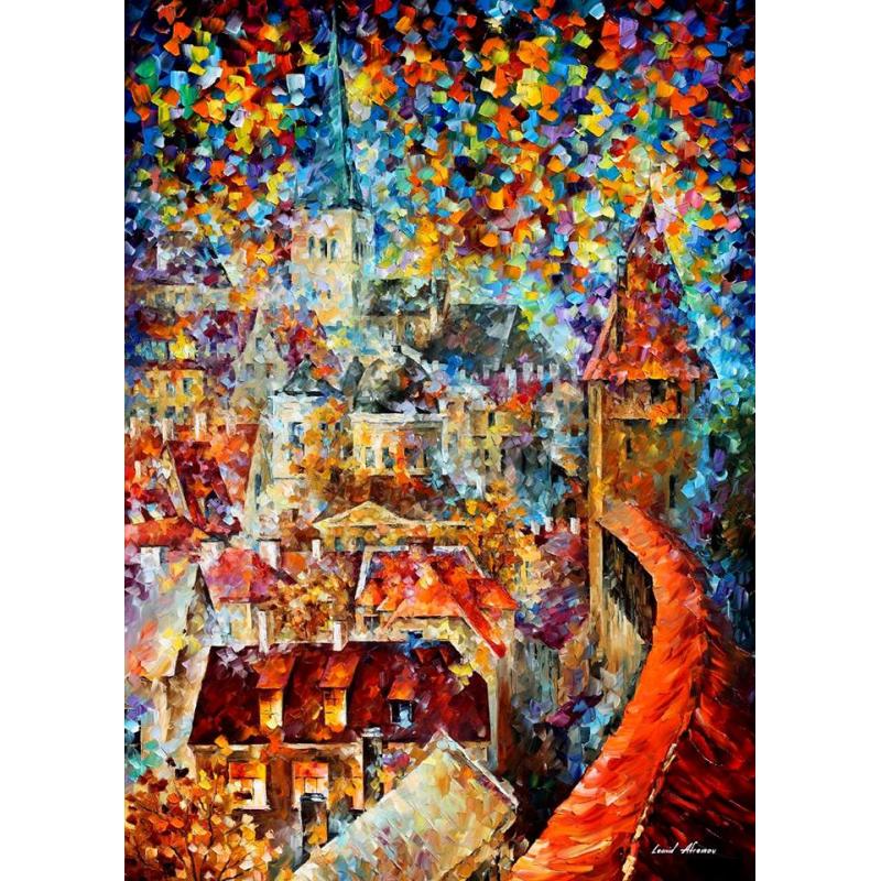 THE DREAM THAT NEVER END - PALETTE KNIFE Oil Painting On Canvas By Leonid Afremov