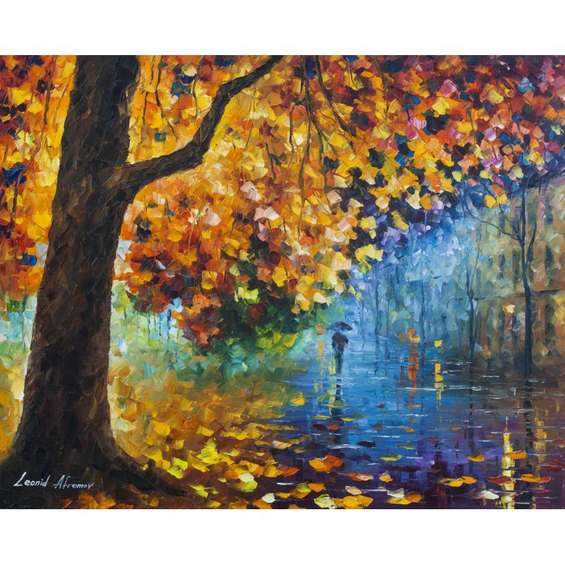 Gallery value USD9400 THE JUDGEMENT OF AUTUMN - PALETTE KNIFE Oil Painting On Canvas By Leonid Afremov