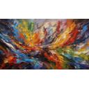 VIVID EMOTIONS IN MOTION - PALETTE KNIFE Oil Painting On Canvas By Leonid Afremov